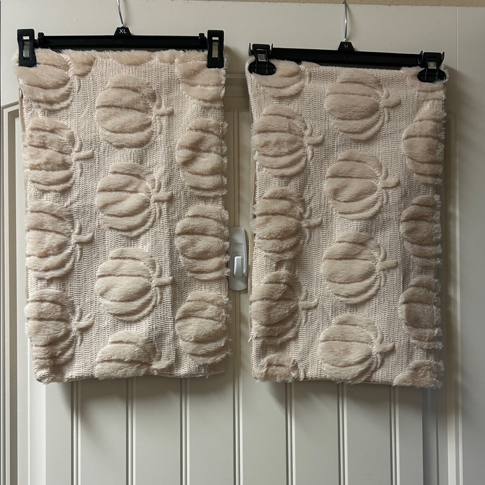 Beige Textured pillow covers (set of 2)